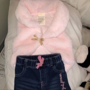 Bundle of baby girl clothes